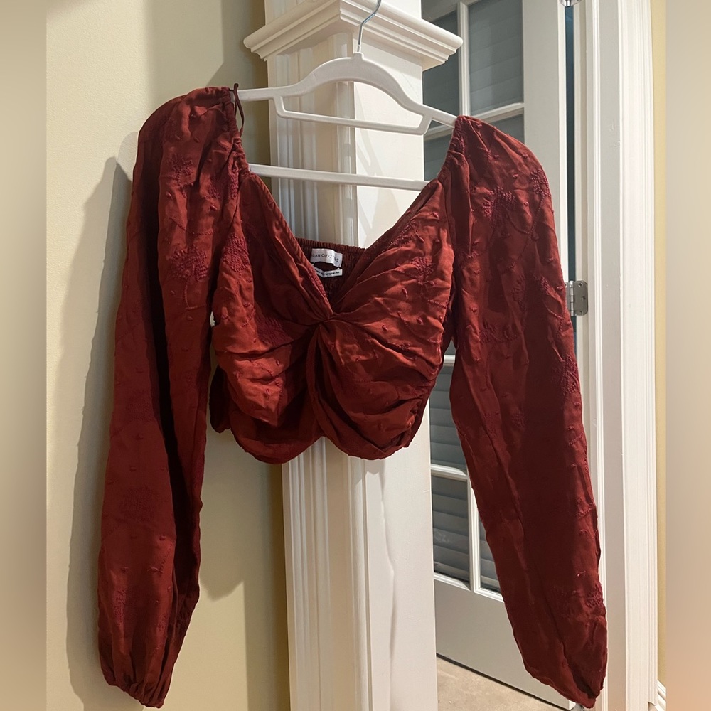 Urban outfitters long sleeve crop top size small
